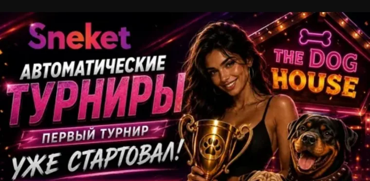 Баннер автоматических турниров Sneket